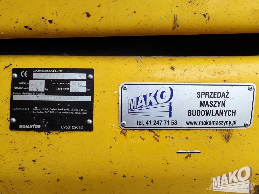 Komatsu PC 360 Pásová rýpadla