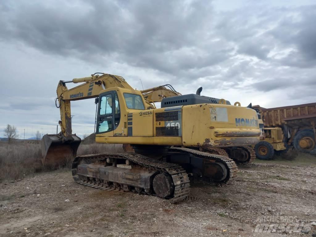 Komatsu PC450LC Pásová rýpadla
