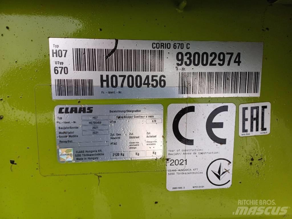 CLAAS Corio Příslušenství a náhradní díly ke kombajnům