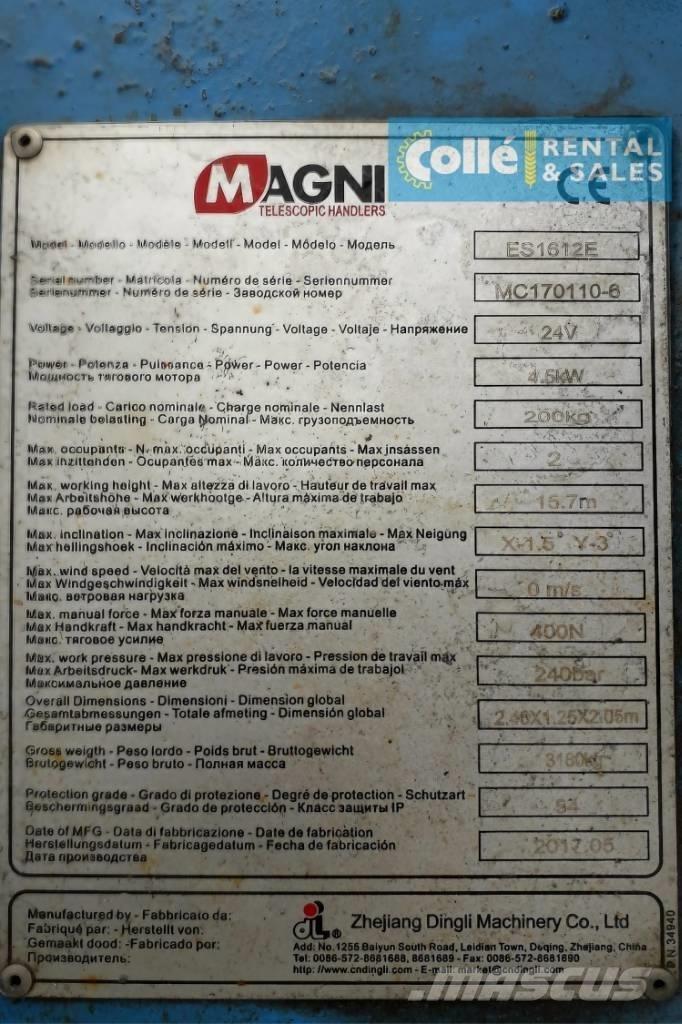 Magni ES 1612 E | 2017 Nůžková zvedací plošina