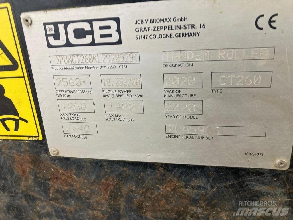 JCB CT 260-120 Tandemové válce