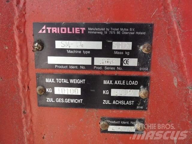 Trioliet SM-14 Krmítka, krmné žlaby
