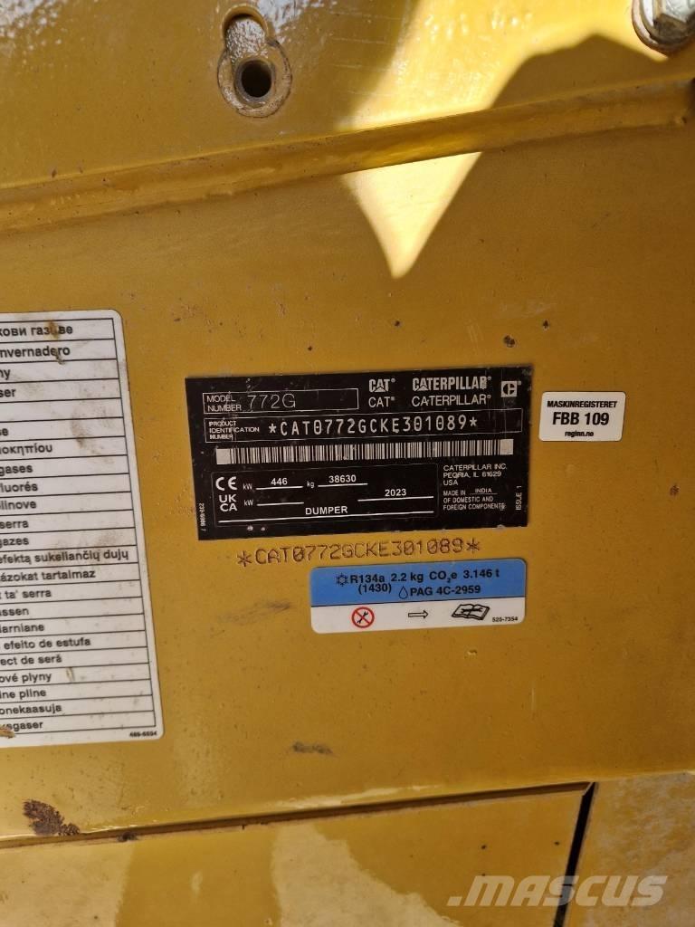 CAT 772 G Pevné dempry