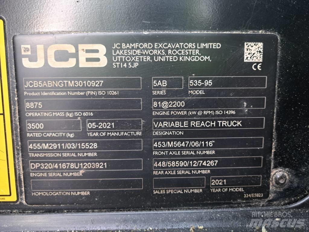 JCB 535-95 Teleskopické manipulátory