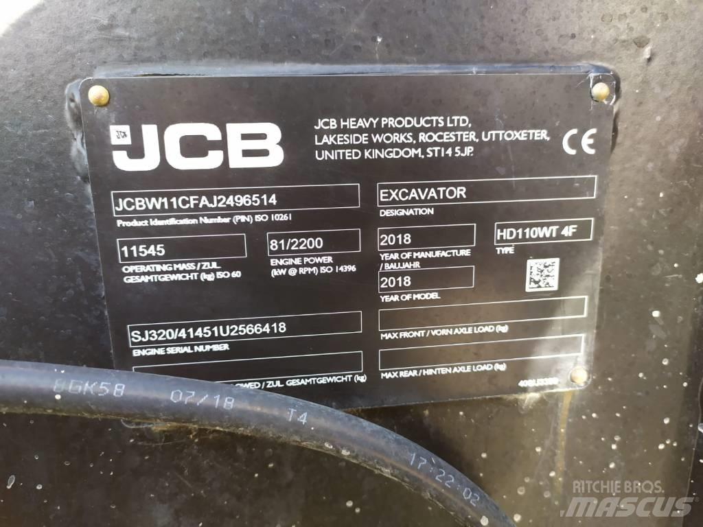 JCB Hydradig Kolová rýpadla