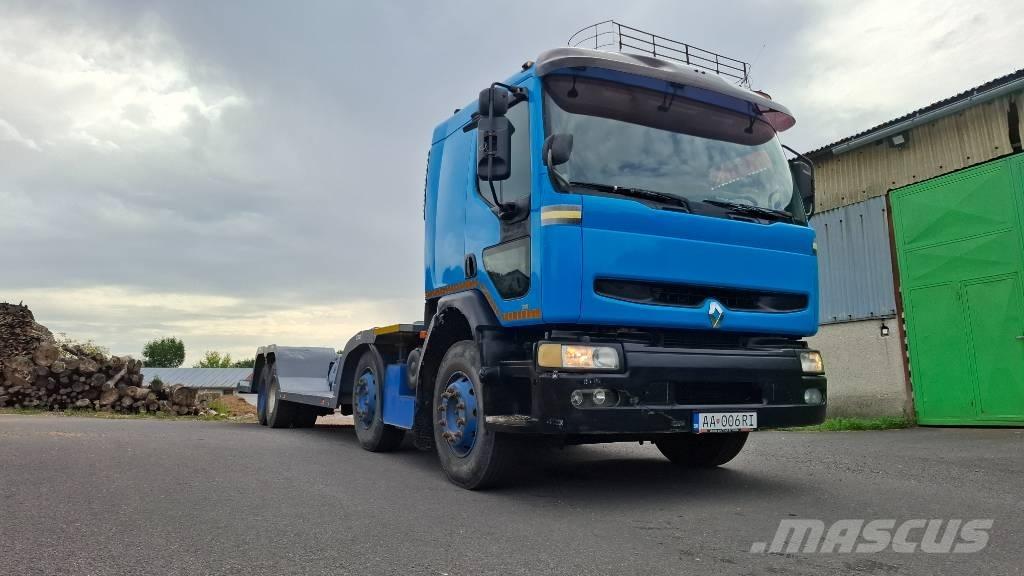 Renault Premium 340 Nákladní automobily pro přepravu lesních strojů