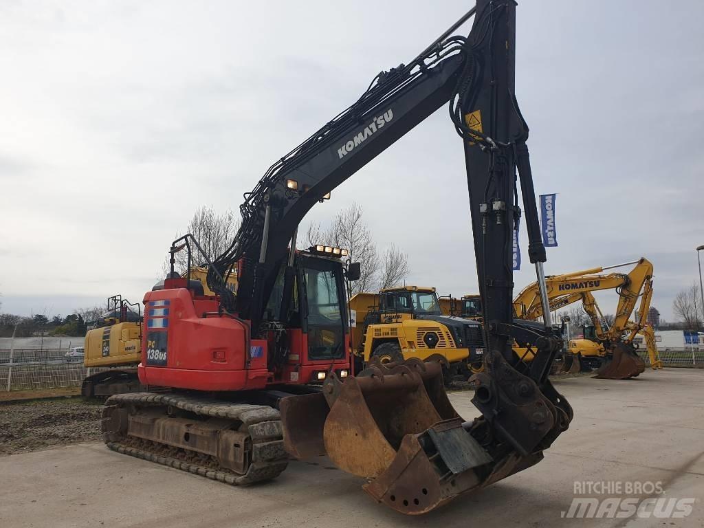 Komatsu PC138US-11 Pásová rýpadla