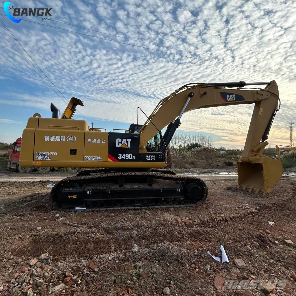 CAT 349D2 Pásová rýpadla
