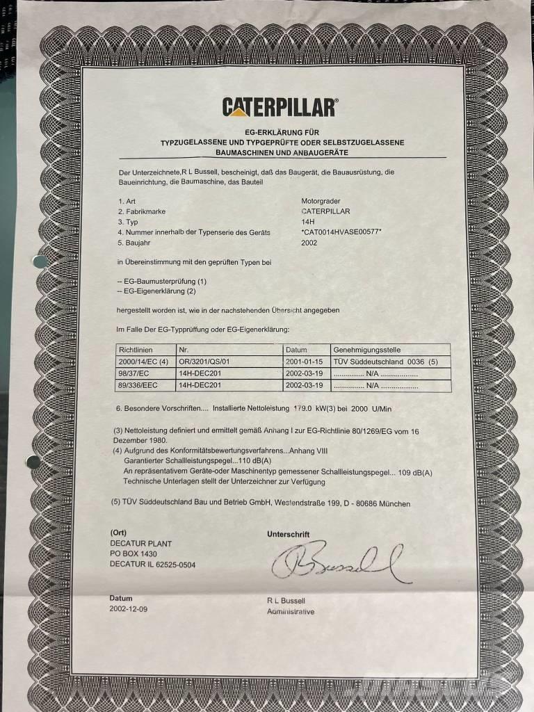 CAT 14 H VHP Grejdry