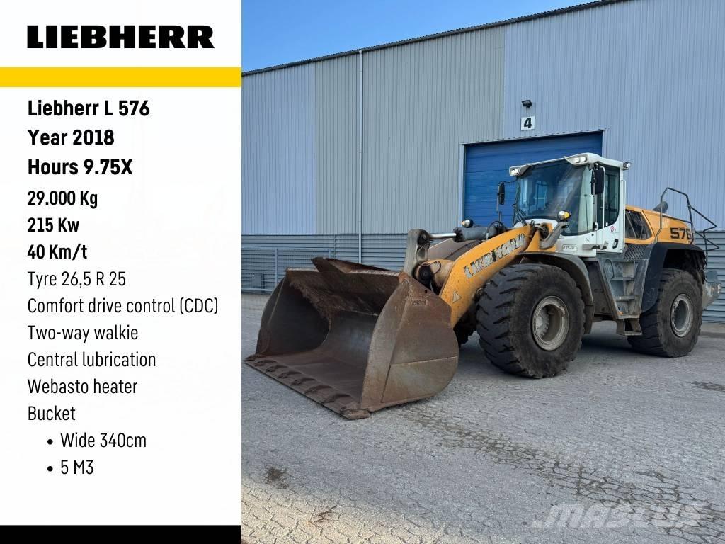 Liebherr L576 Kolové nakladače