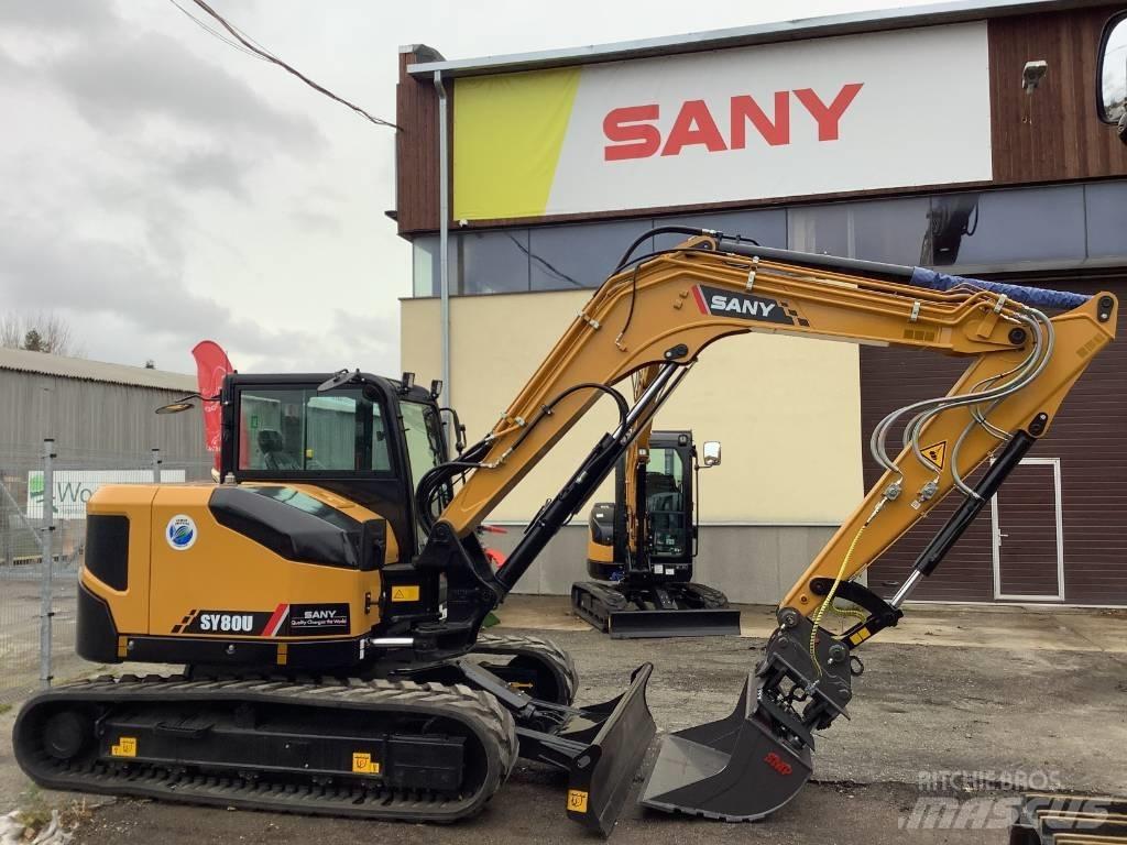 Sany SY80U Midi rýpadla 7t - 12t