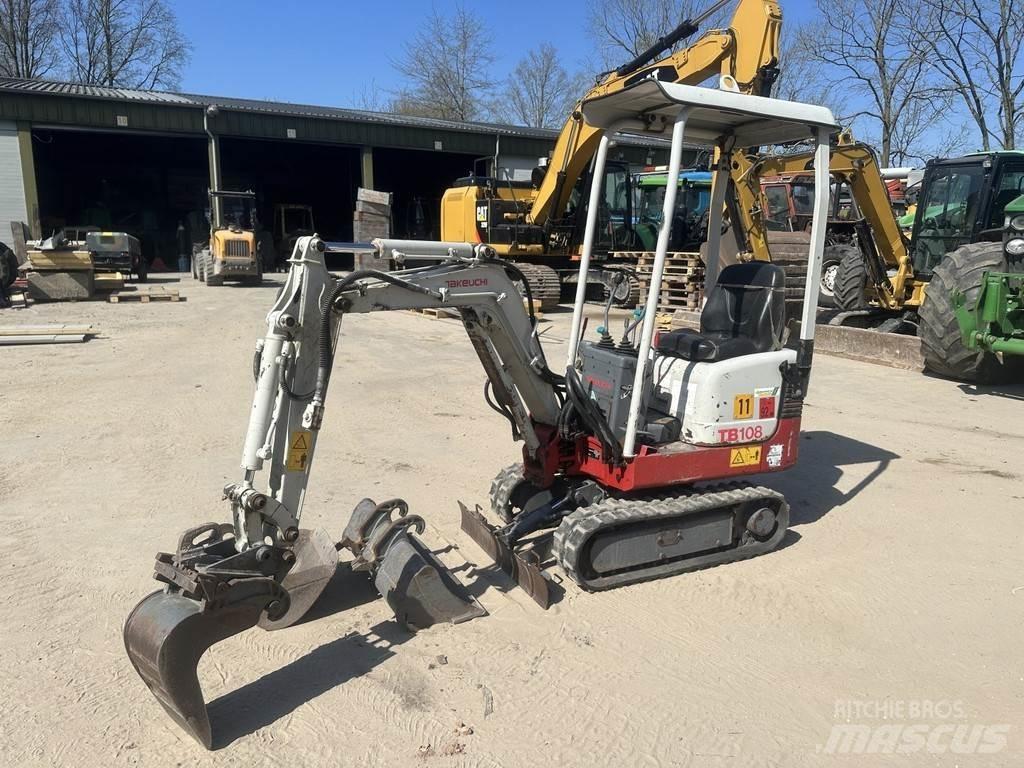Takeuchi TB108 Mini rýpadla < 7t