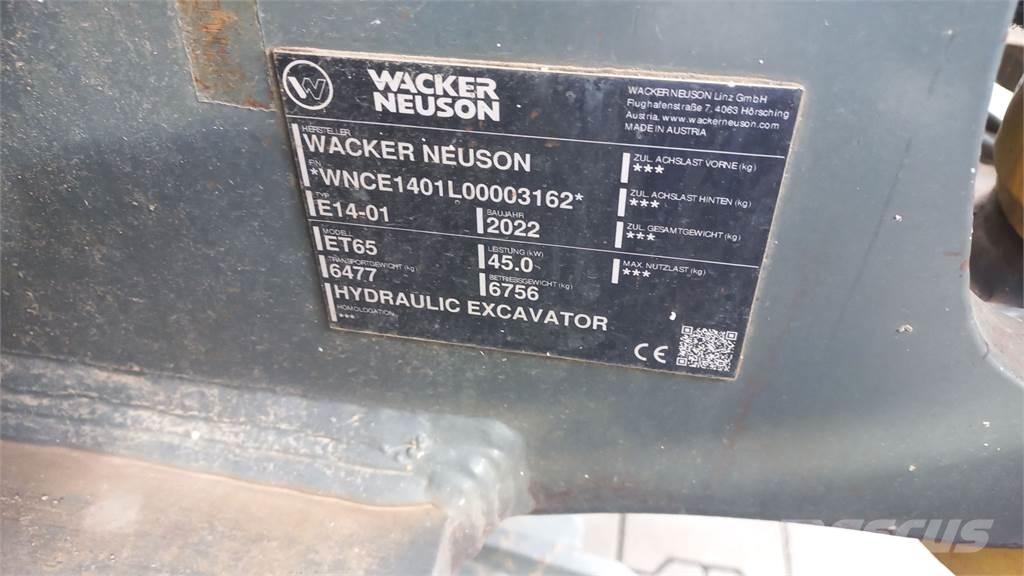 Wacker Neuson ET65 Pásová rýpadla