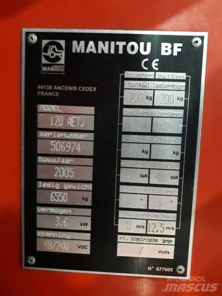 Manitou 120 AETJ Kloubové plošiny