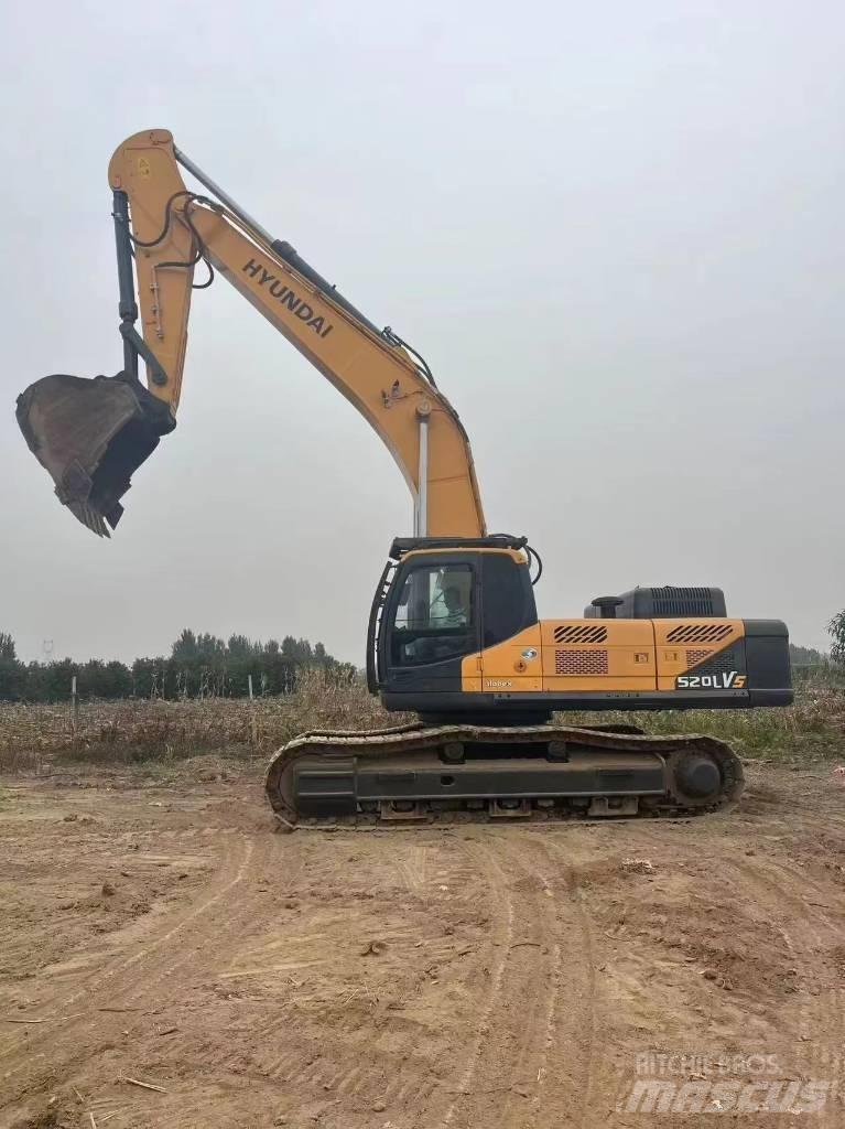Hyundai Robex 520 VS Pásová rýpadla
