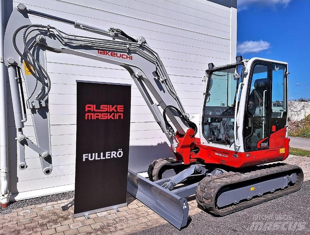 Takeuchi TB260 Mini rýpadla < 7t