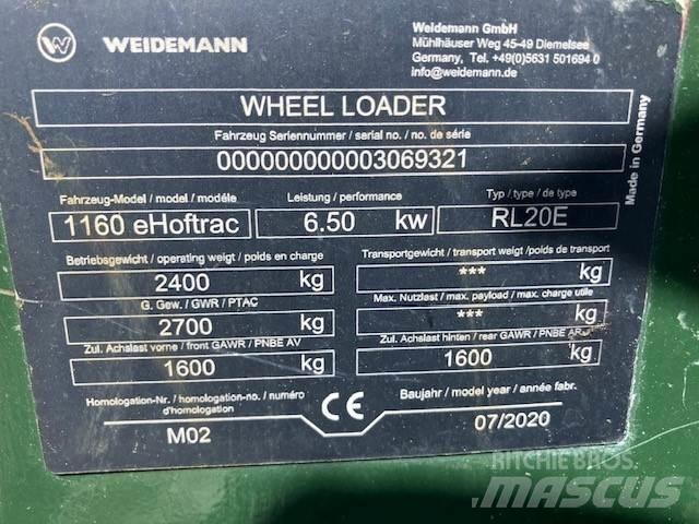 Weidemann 1160e Mininakladače