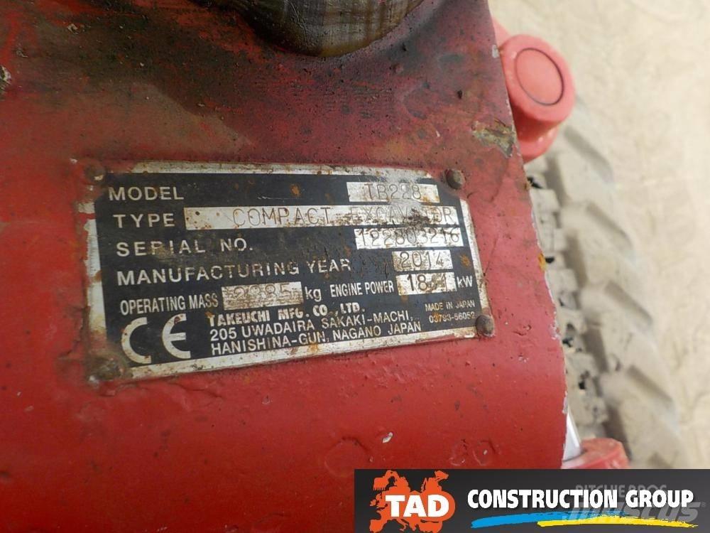 Takeuchi TB228 Mini rýpadla < 7t