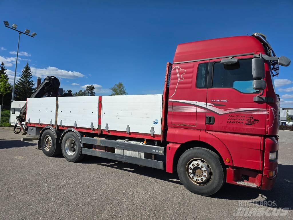 MAN TGA 26.480 Autojeřáby, hydraulické ruky