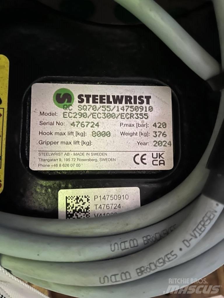 Steelwrist S70 Rychlospojky