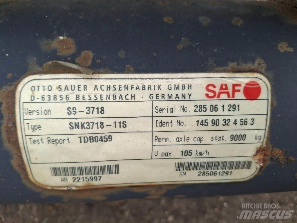 SAF SNK3718-11S Nápravy
