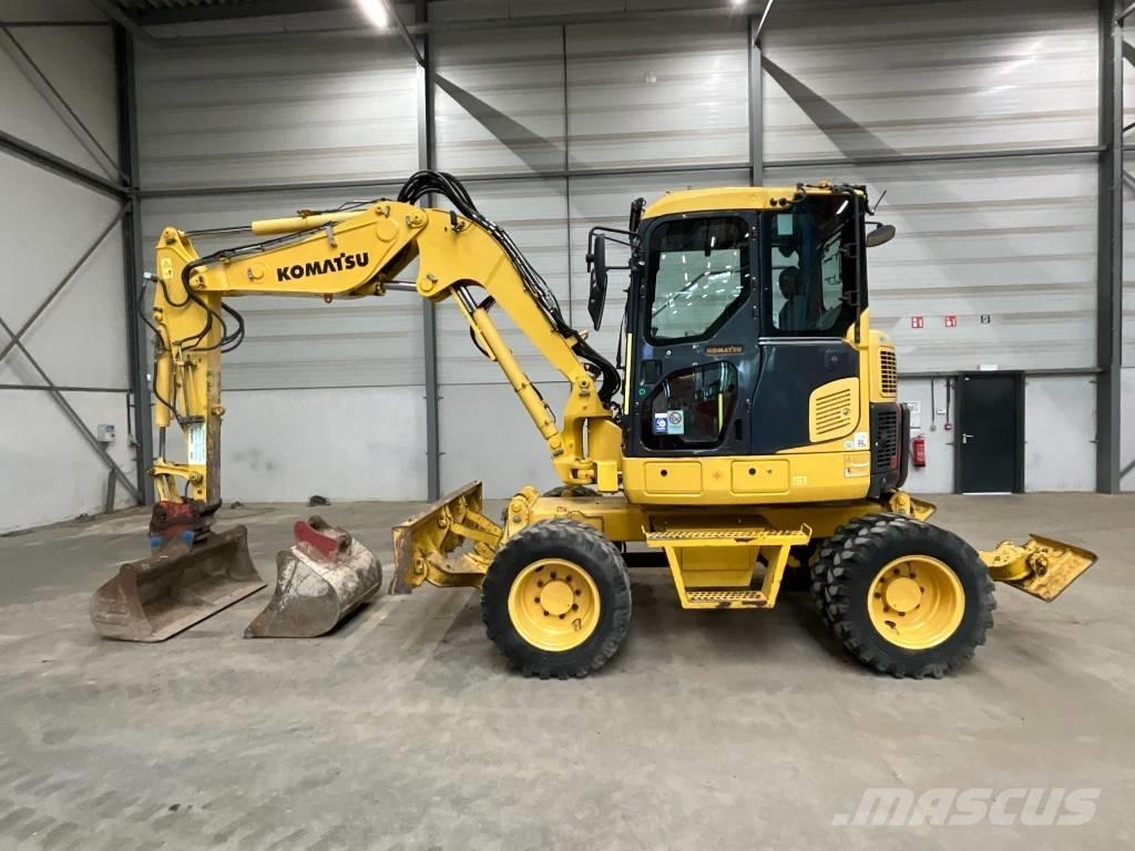 Komatsu PW 98 MR-8 Kolová rýpadla