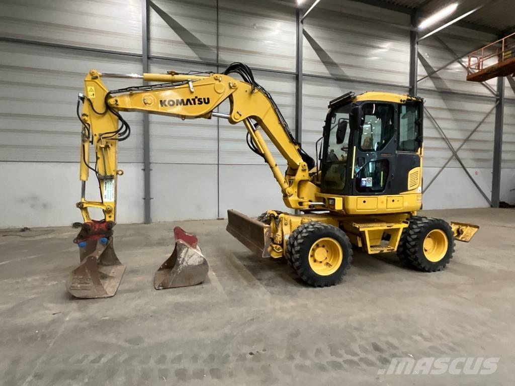 Komatsu PW 98 MR-8 Kolová rýpadla