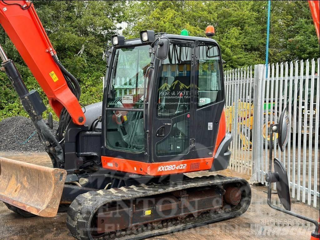 Kubota KX 080-4 Midi rýpadla 7t - 12t