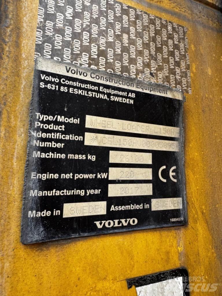 Volvo L150H Kolové nakladače