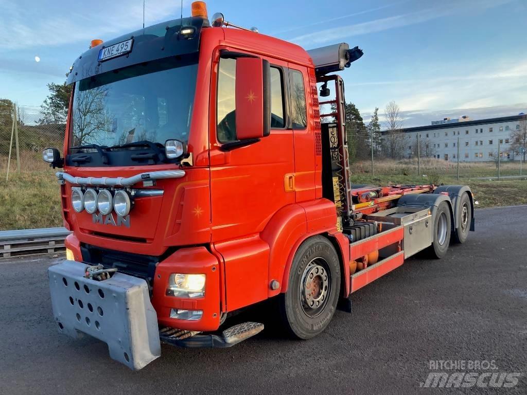 MAN TGS 26.460 LL Hákový nosič kontejnerů