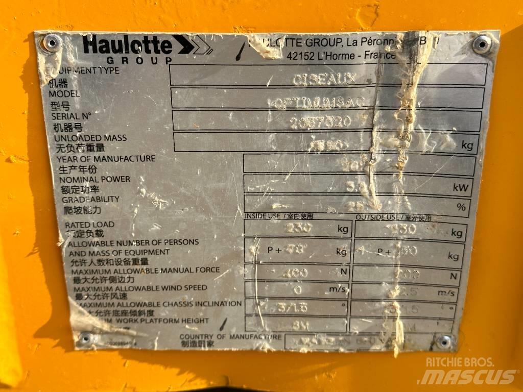 Haulotte OPTIMUM 8 Nůžková zvedací plošina