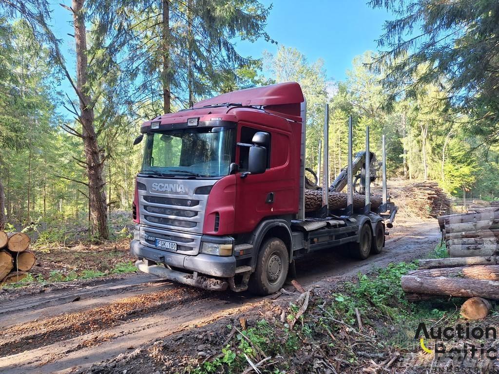 Scania R 480 Vozy na přepravu kmenů