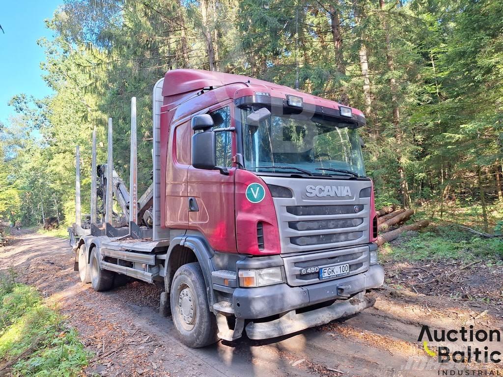 Scania R 480 Vozy na přepravu kmenů