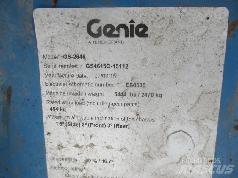 Genie GS 2646 Nůžková zvedací plošina