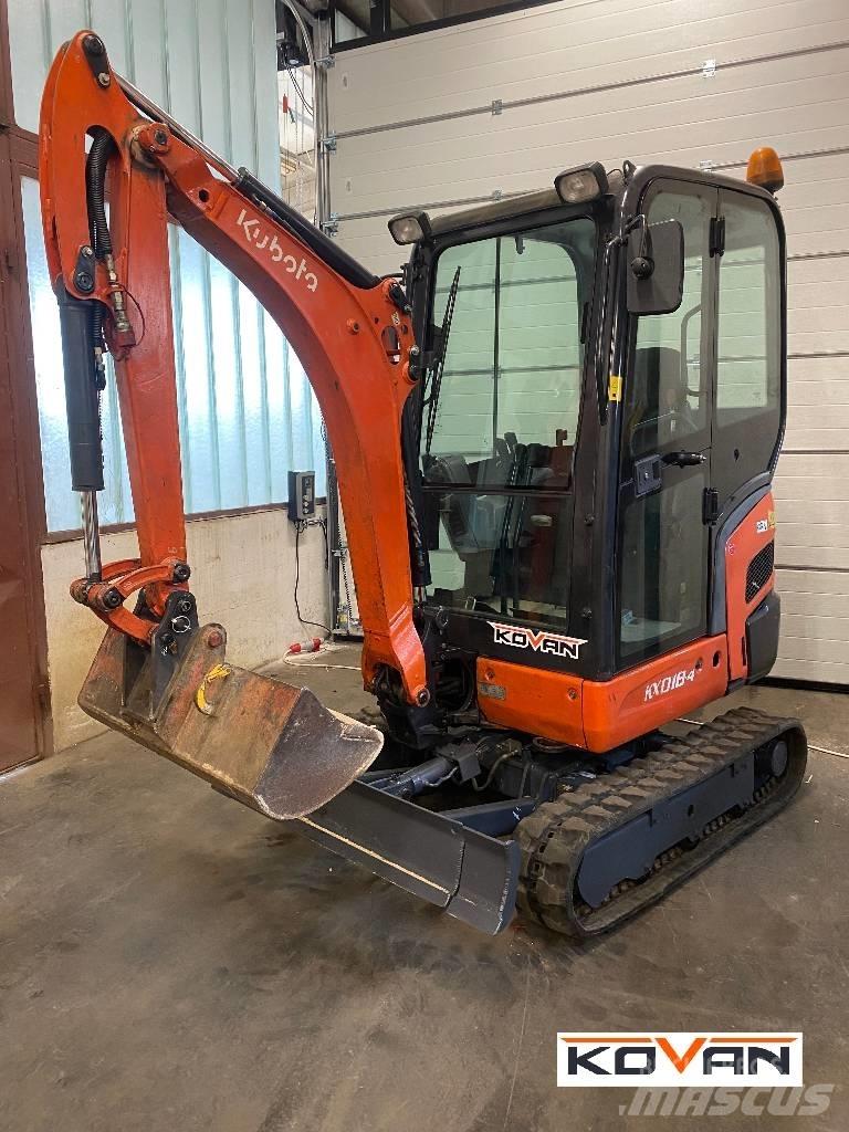 Kubota KX 018-4 Mini rýpadla < 7t