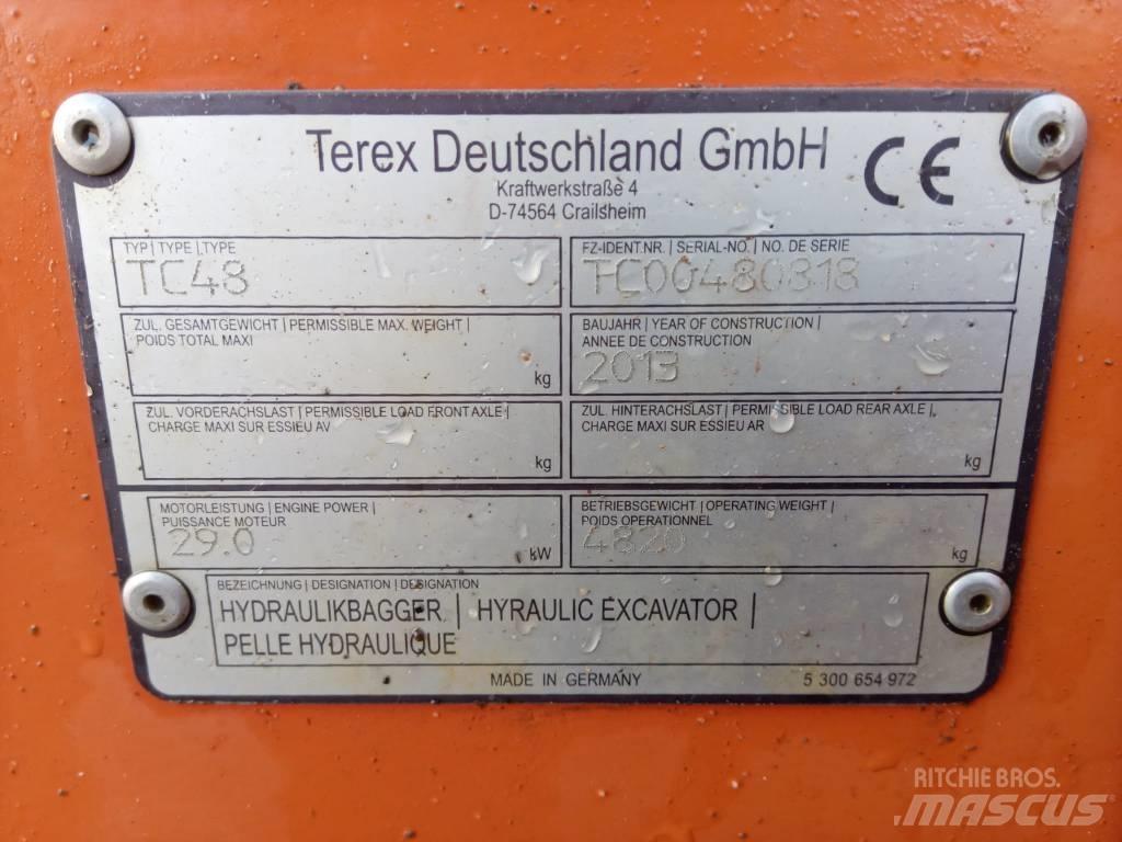 Terex TC 48 Mini rýpadla < 7t