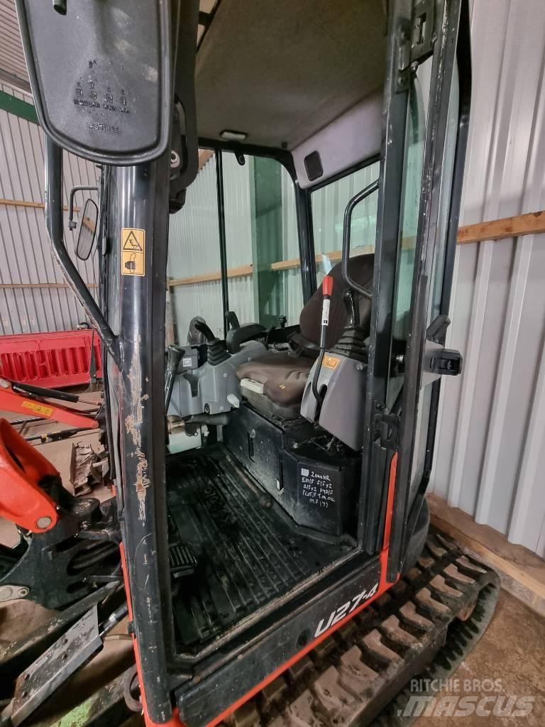 Kubota U 27-4 Mini rýpadla < 7t