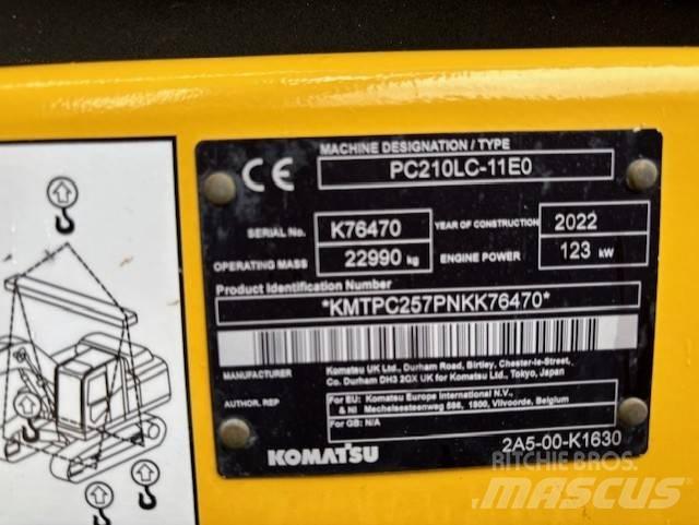 Komatsu PC 210 LC-11 Pásová rýpadla