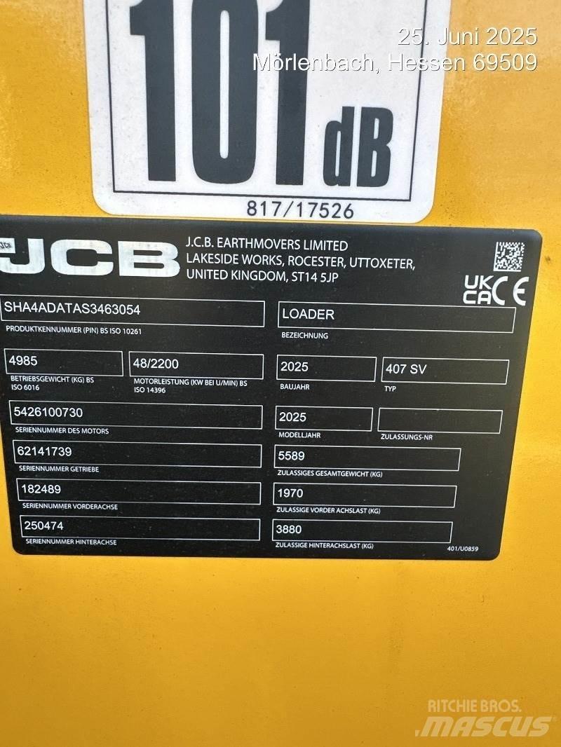 JCB 407 Kolové nakladače