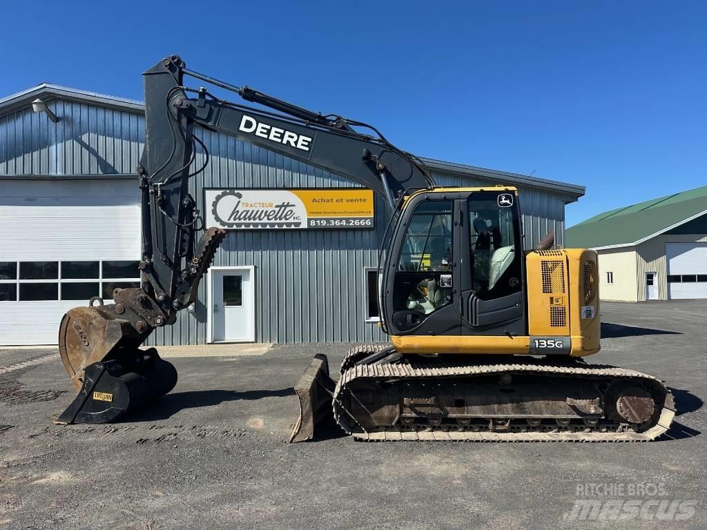 John Deere 135 G Pásová rýpadla
