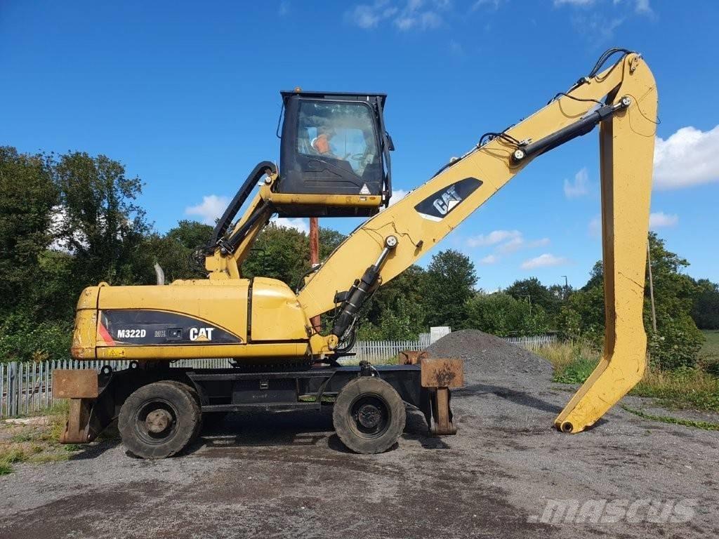 CAT M 322 D MH Stroje pro manipulaci s odpadem