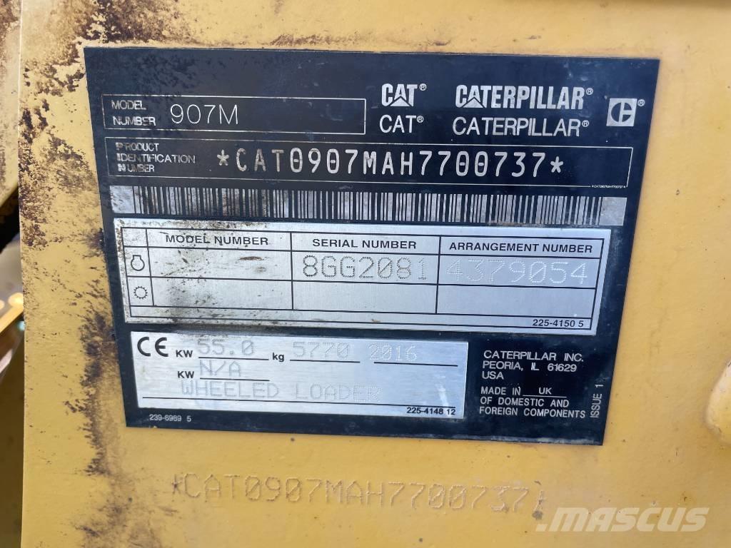 CAT 907 M Kolové nakladače