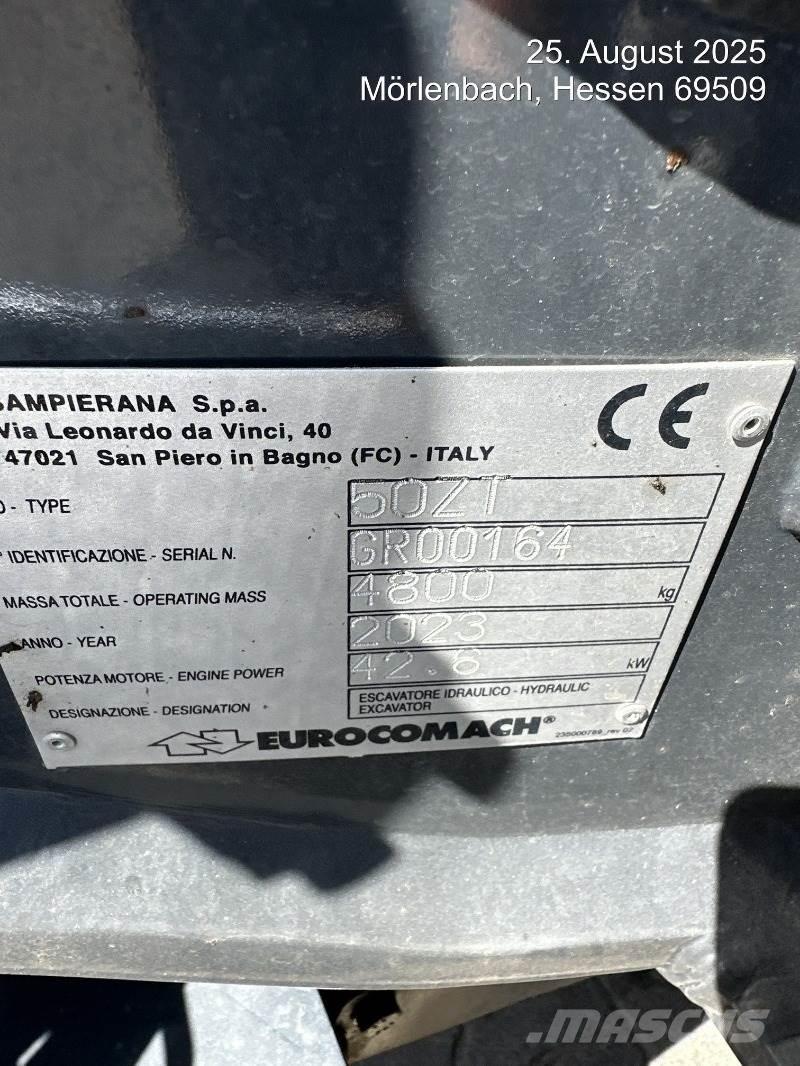 Eurocomach 50ZT Mini rýpadla < 7t
