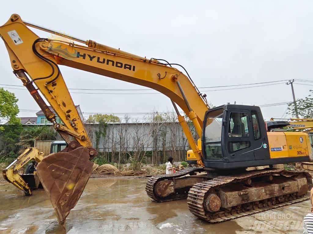 Hyundai R305LC-7 Pásová rýpadla