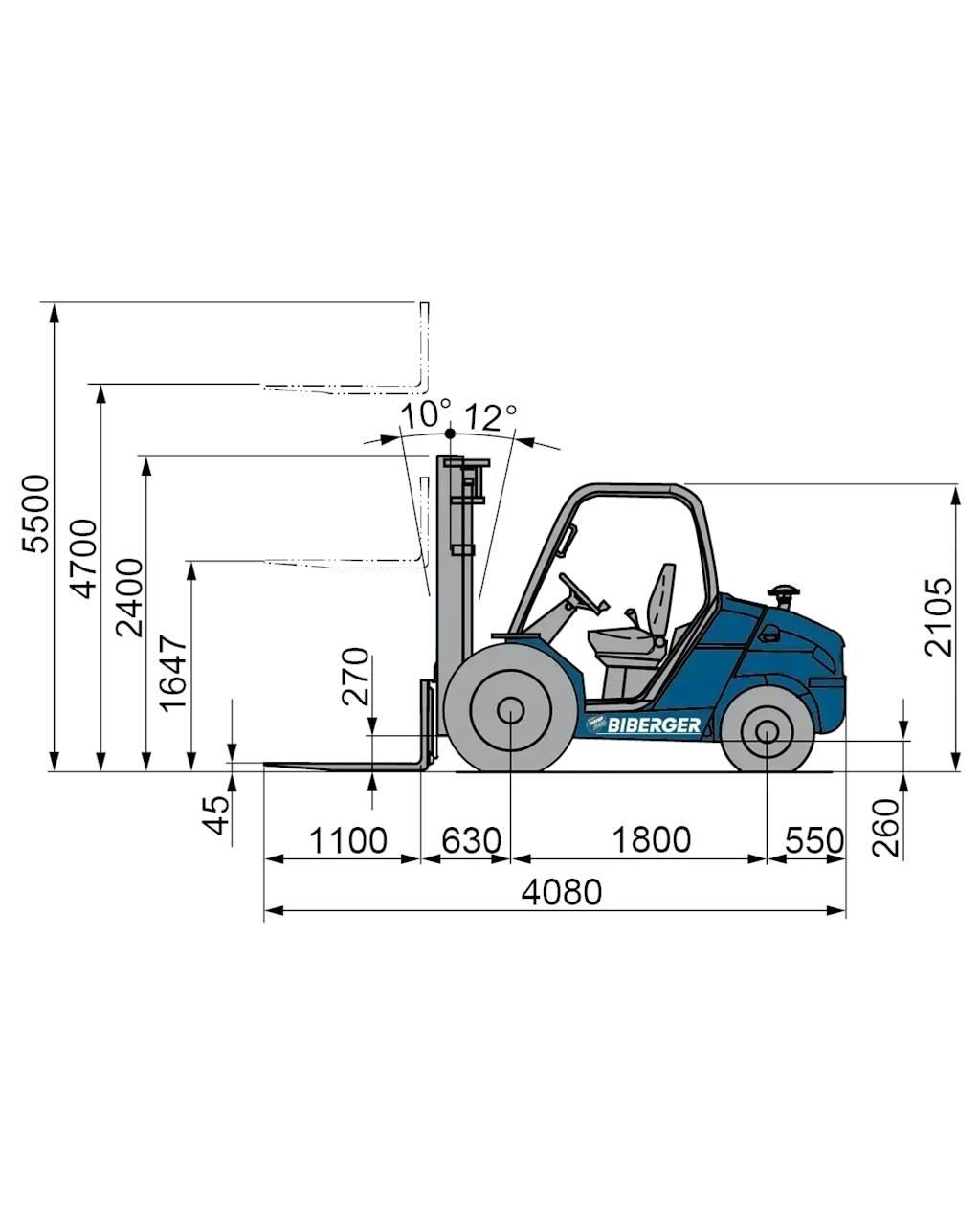 Manitou MSI 30 Dieselové vozíky