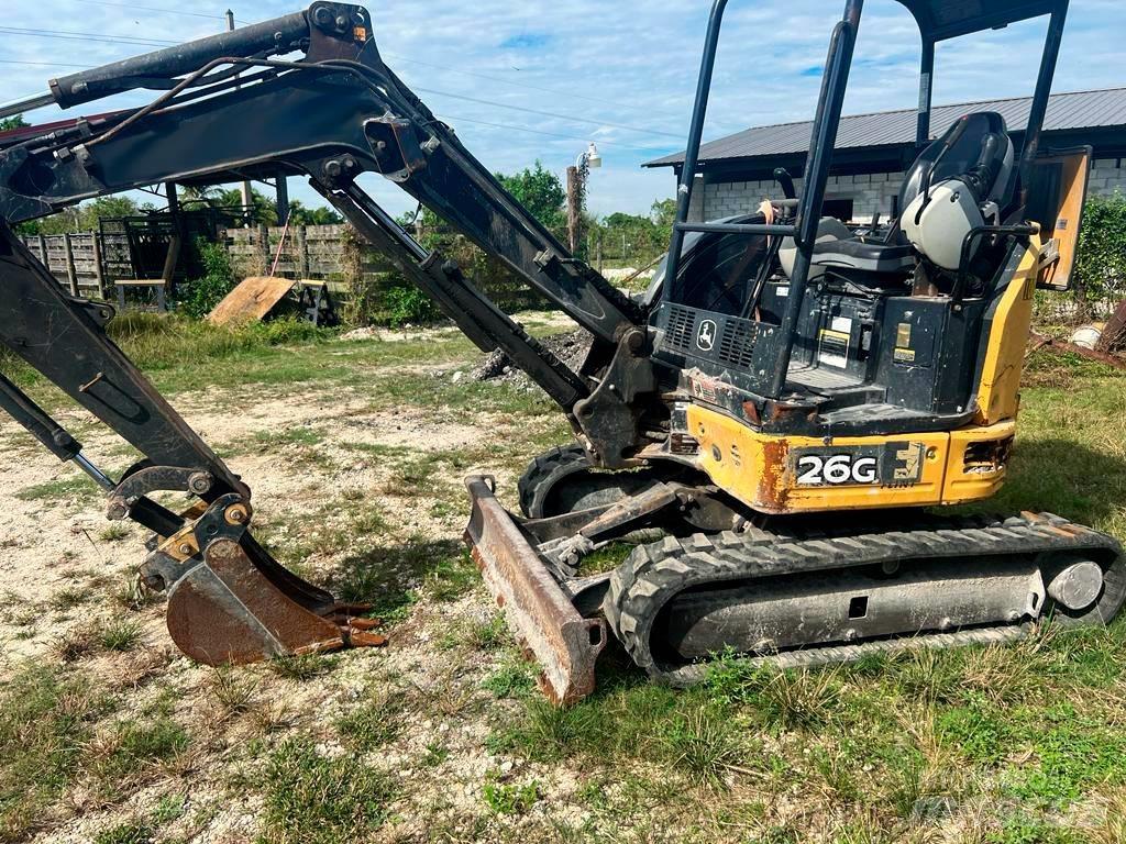John Deere 26G Mini rýpadla < 7t