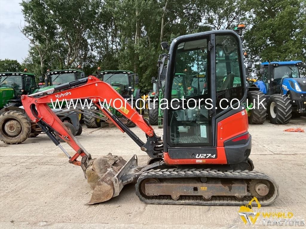 Kubota U 27-4 Mini rýpadla < 7t