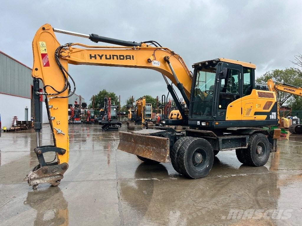 Hyundai HW140 Kolová rýpadla