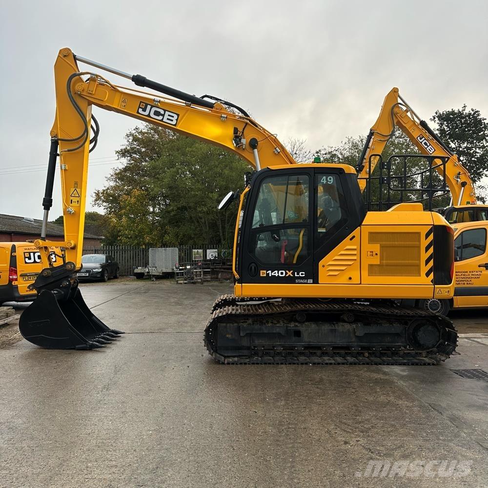 JCB 140X Pásová rýpadla