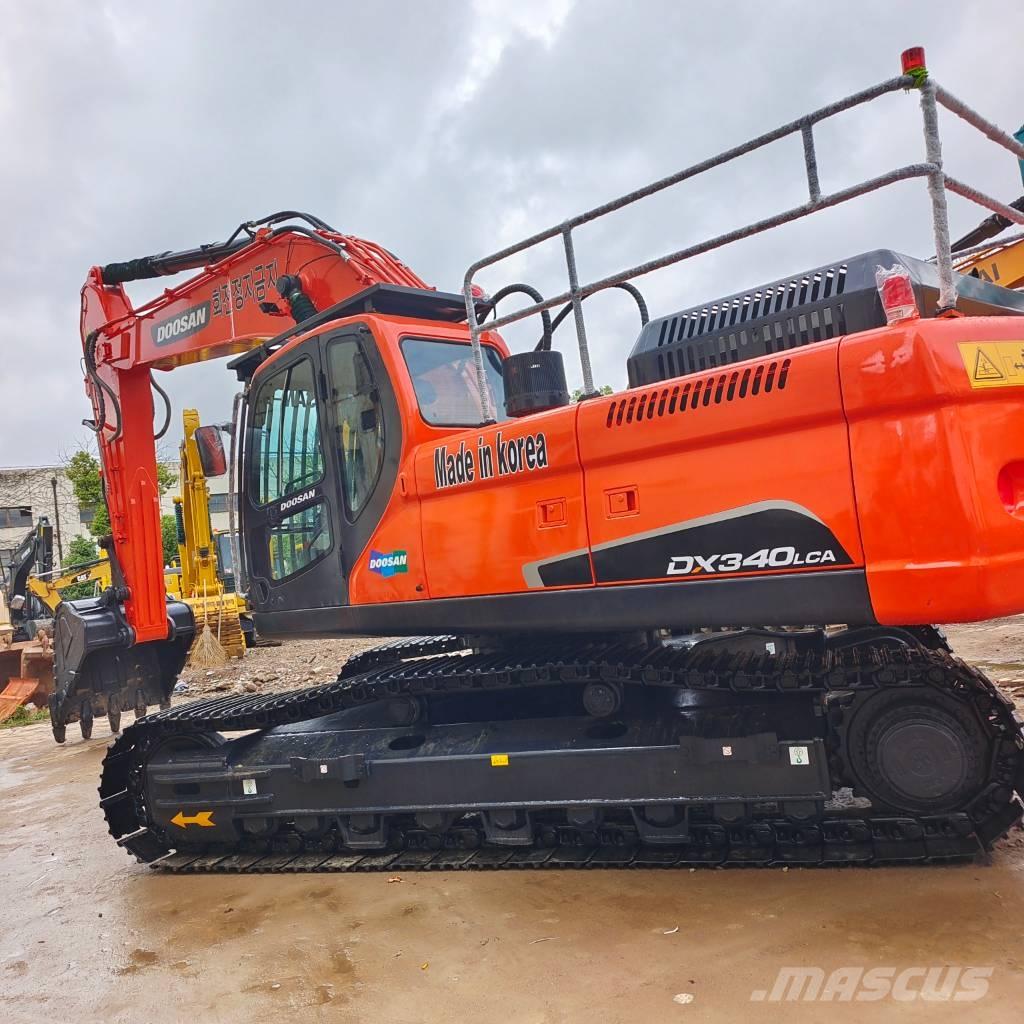 Doosan DX 340 LC Pásová rýpadla